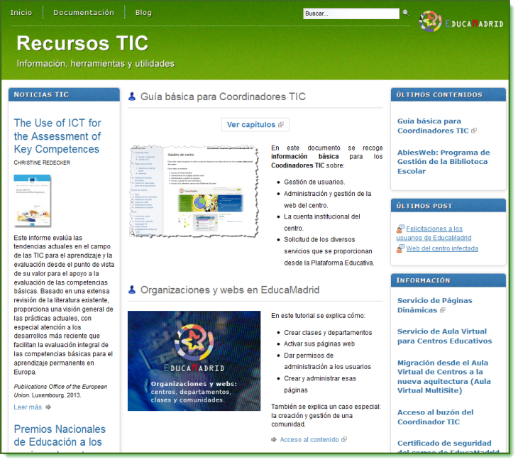 Web de Recursos TIC